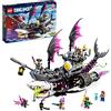 LEGO DREAMZzz 2 in 1 Nave-Squalo Nightmare, Nave Pirata Giocattolo da Costruire in 2 Modi, Giochi per Bambini e Bambine, Barca dei Sogni con Minifigure di Mateo, Izzie, Nova e del Re dell'Incubo 71469