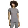 FALKE Wool-tech Light Round Neck W S/S Ts Lana Filo Funzionale Asciugatura Rapida, Maglia Donna, Grigio Grey-heather 3757, XS