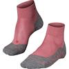 FALKE TK5 Wander Short W SSO lana filo funzionale sottili antivesciche 1 paio, Calzini da escursionismo Donna, Rosso (Mixed Berry 8215), 39-40