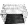 Notek Gabbia robusta per Cani e Gatti pieghievole con 2 porte - dimensioni XXL 108 x 72 x H 77 cm - kennel cani XXL