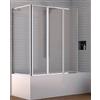 CSA Box Doccia Box Sopravasca Ginevra S.A3P+L in Acrilico 4 Ante - Profilo: Bianco