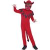 Rubie's Rubies Costume Piccolo Diavolo per bambino e bambina, Tuta e coda con cappuccio, Ufficiale, Diavolos, Demoni per Halloween, Feste e Cosplay