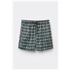 Tezenis Costume Boxer Stampato Uomo Verde