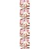 Ambiance Sticker Carta da parati in tessuto non tessuto pre-incollato, rotolo da carta da parati tropicale, orchidee, fiori e foglie esotiche, adesivo decorativo, 1 rotolo da 300 x 60 cm