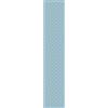 Ambiance Sticker Carta da parati in tessuto non tessuto pre-incollato Rotolo Wallpaper Art Déco, colore blu chiaro, ventaglio adesivo decorativo, 1 rotolo di altezza 300 x larghezza 60 cm
