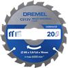 Dremel Blueprint Lama per Sega Circolare Multimateriale 85 x 1,5/1 x 15 mm (CS600)