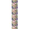 Ambiance Sticker Carta da parati in tessuto non tessuto pre-incollato, rotolo di carta da parati tropicale, fiori rosa e viola, adesivo decorativo, 1 rotolo di altezza 300 x larghezza 60 cm