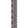 Ambiance Sticker Carta da parati in tessuto non tessuto pre-incollato Rotolo Wallpaper Grigio Rosa Cerchi Adesivo Decorativo - 1 rotolo di altezza 300 x larghezza 60 cm