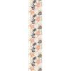 Ambiance Sticker Carta da parati in tessuto non tessuto pre-incollato, rotolo da carta da parati grigia, foglie tropicali, adesivo decorativo, 1 rotolo di altezza 300 x larghezza 60 cm