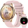 Carneedi Smartwatch Donna Orolog Intelligente Fitness Watch con Chiamate Bluetooth Risposta 1.32 Orologio Digitale Contapassi Cardiofrequenzimetro Pressione Sanguigna SpO2 Sonno, Regalo Android iOS