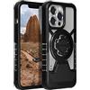 Rokform - Custodia per iPhone 13 Pro, serie Crystal, compatibile con Dual Magnet Plus MagSafe, custodia sottile magnetica trasparente per Apple, custodia per iPhone con chiusura a torsione RokLock,