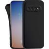 MyGadget Cover per Samsung Galaxy S10 Plus - Custodia Protettiva in Silicone Morbido - Case TPU Flessibile - Ultra Protezione Antiurto & Antiscivolo Nero