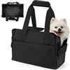 Playexen Borsa Trasportino Cane Gatti Regolabile Trasportini da Viaggio per Cani Piccola Taglia con Tappetino Lavabile Rimovibile Cintura di Sicurezza per CaneGatto Fino a 6KG Borse Impermeabile 40*26*20CM