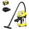 Karcher WD 3 Premium Battery 36 V - Aspirapolvere multiuso a batteria - solidi liquidi e soffiatore