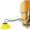 AgriEuro Premium Barra interfilare professionale con spazzola rotante da 40 cm in nylon
