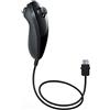 Nintendo Wii - Controller Nunchuck, Nero (Black)