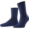 FALKE Homepads M Hp lana cotone con suola in gomma 1 paio, Calze da casa Uomo, Blu Dark Blue 6690, 39/42 EU