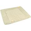 Sterntaler Fodera per fasciatoio, giraffa e leone, 80 x 90 cm, in cotone assorbente con parte in spugna rimovibile e impermeabile - graziosi ricami - fasciatoio da viaggio grigio pietra
