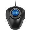 Kensington K72337EU Mouse Orbit, Mouse Cablato con Trackball, per PC, Mac e Windows, Rotella di Scorrimento, Design Ambidestro, Tracciamento Ottico, Blu, 40 mm