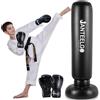 JanTeelGO Sacco da Boxe Bambino con Guantoni da Boxe: JanTeelGO 150cm Pungiball Bambini Gonfiabile - Regali di Compleanno di Natale per Ragazzi e Ragazze 3-12 per Praticare Karate, Taekwondo