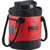 PETZL, Bucket 15, Sacco Portacorda Autoportante, Rosso, 15 Liters, Unisex-Adult