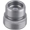 FOXCUP VGEBY1 Adattatore per Fornello Gas da Campeggio, Valvola del Convertitore della Stufa di Campeggio della Lega di Alluminio del Bruciatore della Scatola Metallico del Bruciatore