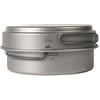 Keith Titanium Pot e padelle Set Campeggio Pot Set Outdoor Campeggio Ciotole Pentole Stoviglie (Ti6017)