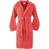 Bassetti Morbido Accappatoio 360 gr con Cappuccio 100% Cotone Uomo Donna Spugna Taglie Forti - ITALY Designed - Collezione VIVIAN - (ROSSO RB - L)