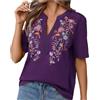 Generico Magliette Polo Donna t Shirt Donna Scollo v Profondo Polo Bianca Maniche Corte Donna Polo Manica Corta Donna da Lavoro Magliette Donna Manica Corta Polo Sport