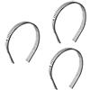 minkissy 3 Pezzi Cerchietto Per in Metallo Da Donna Con Pettine A 80 Denti Robusto Ed Elegante