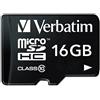 Verbatim 941993 Scheda di Memoria MicroSDHC, 16 GB
