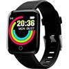 Denver Smartwatch SW-154. Orologio fitness. Contapassi/Calorie/Distanza. Cardiofrequenzimetro. Monitoraggio del Sonno. Impermeabile. Notifiche Messaggi. IOS e Android compatibili.
