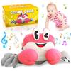 LEEWENYAN Giocattolo per bambini, giocattolo per gattonare con musica e luce, giocattolo interattivo, giocattolo musicale per bambini, giocattolo per gattonare per 6-12-18 mesi, 1-3 anni, regalo per ragazzi e