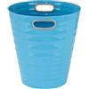 Waytex 931078 - Pattumiera da ufficio, colore: blu cielo - Cestino in plastica dal design moderno per ufficio, camera da letto, bagno, capacità 12,5 l, colore: turchese