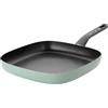 Berghoff Padella antiaderente Leo 26 cm (padella rivestita, ideale per carne/bistecca, per tutti i piani cottura, anche a induzione, con strisce per griglia) 3950312
