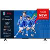 TCL 55V6B TV 55" 4K HDR Ultra HD Google TV con design senza bordi Dolby Audio