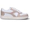 DIADORA Sneaker donna bianca/rosa in pelle