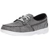Skechers Go Walk Lite-Isla, Mocassino Donna, Nero/Bianco, 39.5 EU