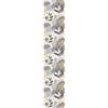 Ambiance Sticker Carta da parati in tessuto non tessuto pre-incollato, rotolo da Wallpaper Design scandinavo, sfumature di grigio, adesivo decorativo, 1 rotolo di altezza 300 x larghezza 60 cm