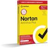 Norton Antivirus Plus 2025, 1 Dispositivo, Licenza di 1 Anno con Rinnovo Automatico, Pc o Mac
