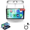 Rimoody 2G+64G Wireless Carplay Android 13 Autoradio per Peugeot 307/307CC/307SW 2002-2013 9 Pollici Autoradio con Android Auto GPS Navi WiFi Mirror Link Bluetooth FM/RDS/SWC Microfoni
