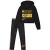Harry Potter Felpa Corta con Cappuccio per Bambina E Ragazza E Leggings in Cotone 6-14 Anni, Abbigliamento Ufficiale, Magiche Idee Regalo (Nero, 13-14 Anni)