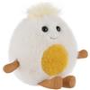Apricot Lamb Pupazzo di peluche per bambini, morbido e carino, per bambine e ragazzi, soffice uovo sodo bianco 12 cm