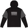 Emporio Armani EA7 Felpa con Cappuccio da Bambini Visibility in Cotone Garzato (IT, età, 12 Anni, Regular, Nero)