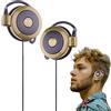 Generic Auricolari cablati con clip, auricolari con clip per cuffie, clip per cuffie, auricolari con ganci per le orecchie microfono integrato per allenamento, corsa, allenamento, jogging, cuffie comode,