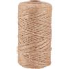 SOFPLATE 100 m/328 piedi Corda di Iuta Naturale 1mm Sottile Corda di Macramè Spago di Lino Canapa Fatto A Mano Da Giardino Imballaggio Imballaggio Rotolo Appeso Filo Corda per Giardinaggio Casa Regalo