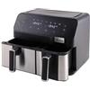 ARDES - ARFRYA03D Friggitrice Ad Aria ELDORADA DUAL - Friggitrice Aria Con Doppio Cestello Capacità 9 Litri - Friggitrice con Display Digitale Touch Plurifunzionale