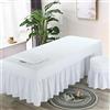 Highdi Lenzuolo da Lettino per Massaggi, Antiscivolo Lenzuolo Tavolo per Massaggi, Copertura per Lettino Massaggio Portatile, Lettino Massaggio Adatto per Spa Tatuaggi (60x185,Bianco)