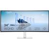 Dell 34 Plus USB-C Monitor - S3425DW, WQHD (3440x1440), 21:9 Curvo, 120Hz, VA, 1ms, AMD FreeSync Premium, HDR10, Regolabile in Altezza, Altoparlanti integrati, 2 USB-C, 2 HDMI, 3 Anni di Garanzia