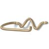 Ferm Living - Portacarta igienica Curvature - Metallo - Ottone massiccio - Designer Trine Andersen